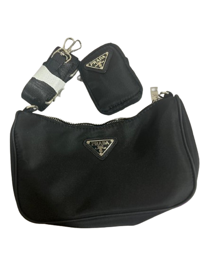 Prada Re-Edition Nylon Shoulder Bag with Mini Pouch