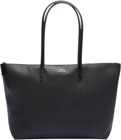 Lacoste Classic Shopper Tote Bag (Black)