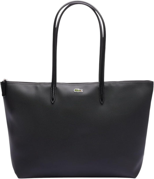 Lacoste Classic Shopper Tote Bag (Black)