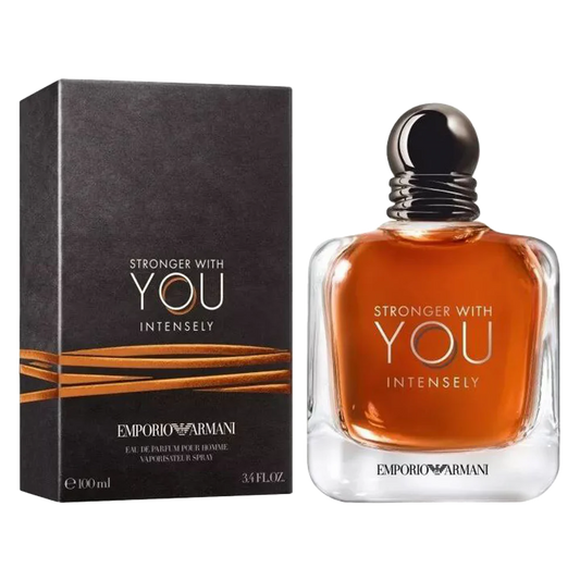 Emporio Armani Stronger With You Intensely Eau de Parfum 100% Original - Tester package