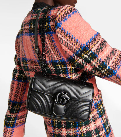 Black Quilted Mini Shoulder Bag