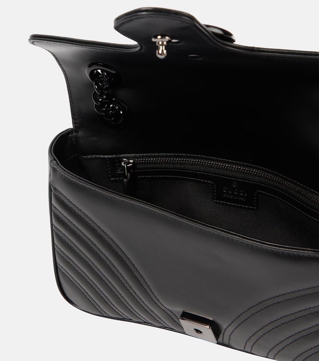 Black Quilted Mini Shoulder Bag