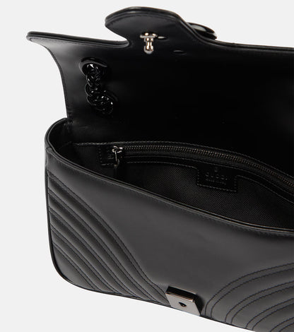 Black Quilted Mini Shoulder Bag