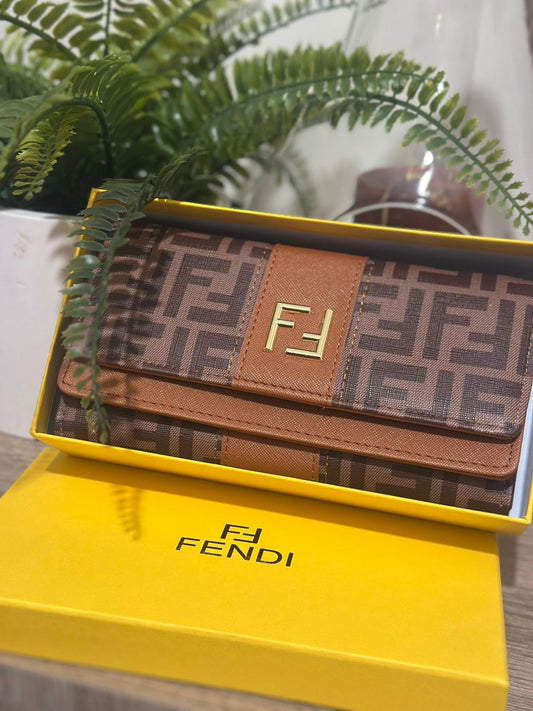 Fendi FF Monogram Continental Wallet