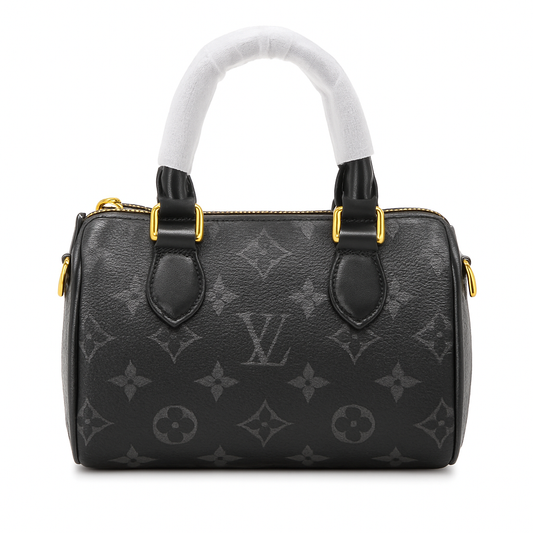 Monogram Mini Handbag – Black